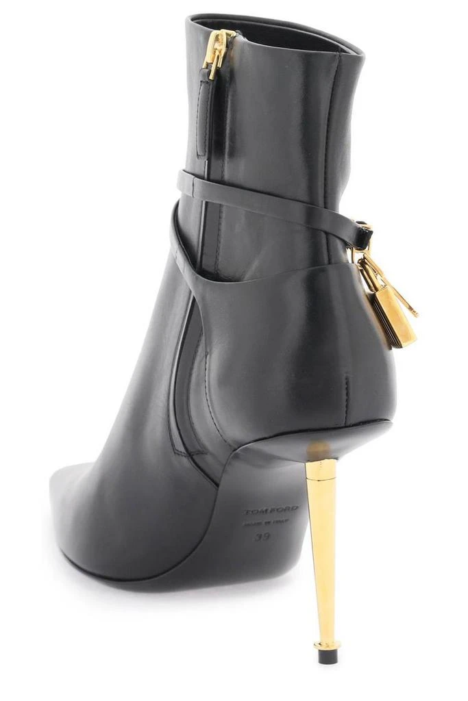 Tom Ford Tom Ford Padlock Detailed Pointed-Toe Boots 3