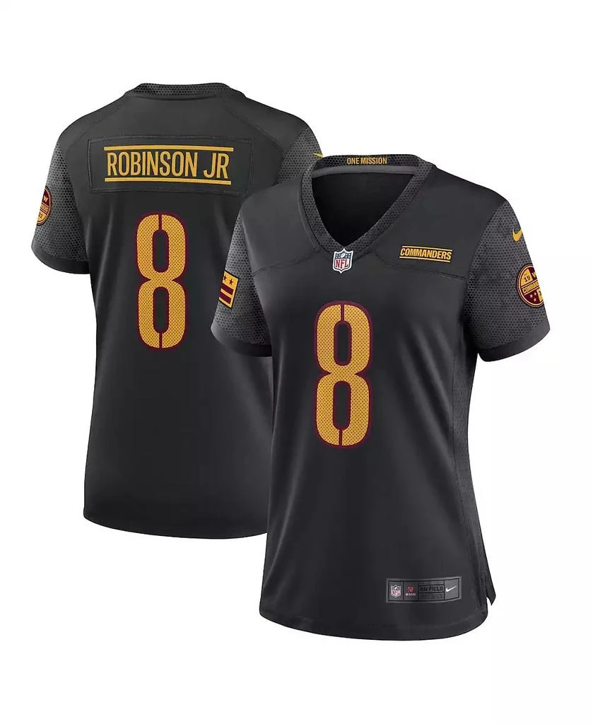 NIKE Women's Brian Robinson Jr. Black Washington Commanders Player Jersey 1
