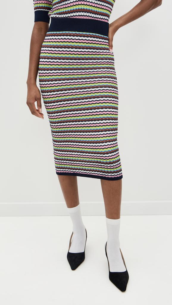 Essentiel Himpact Striped Skirt