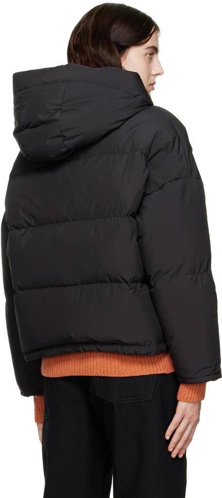 Yves Salomon Black Quilted Down Jacket 3