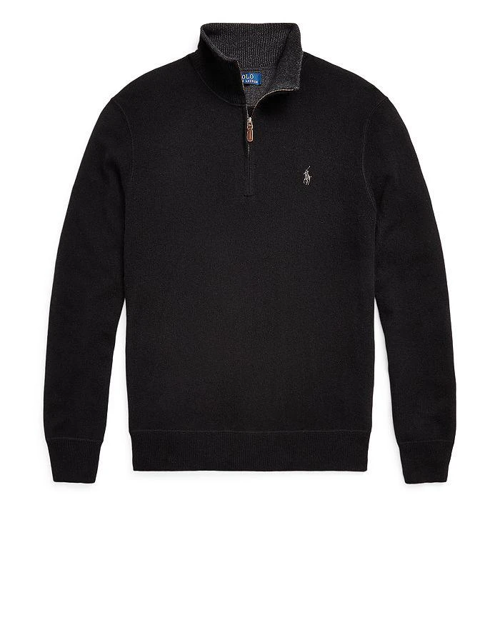 Polo Ralph Lauren Cashmere Regular Fit Quarter Zip Mock Neck Sweater - Exclusive 6