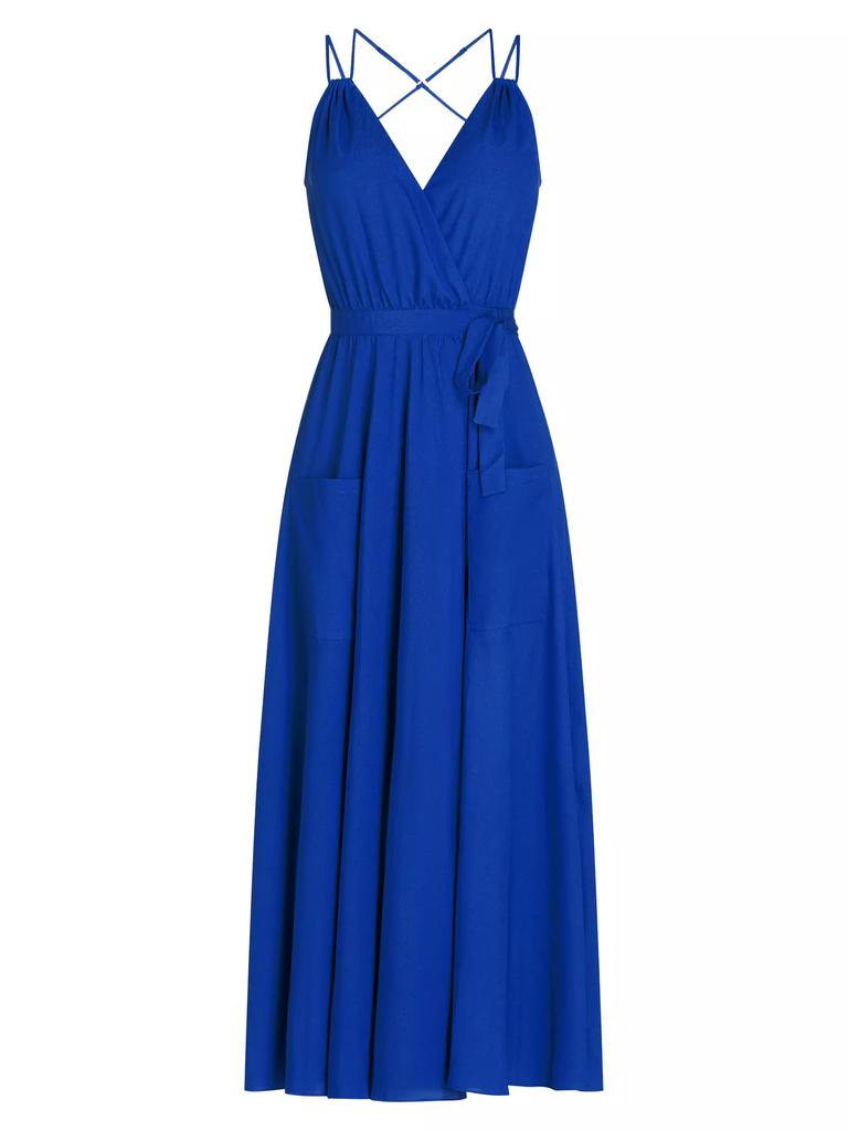VALIMARE Amelia Crêpe De Chine Maxi Dress