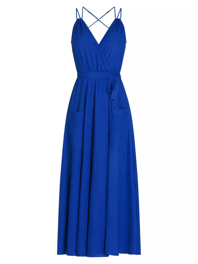 VALIMARE Amelia Crêpe De Chine Maxi Dress 1
