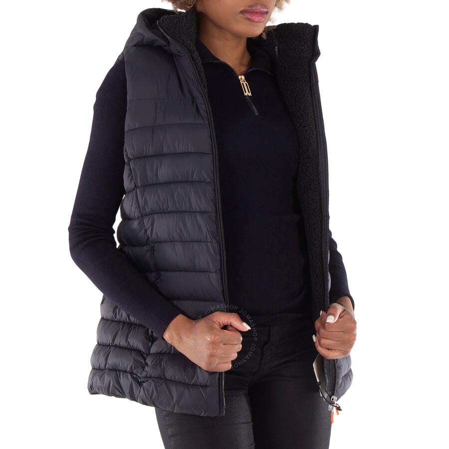 Save The Duck Quilted Sleeveless Hooded Jacket