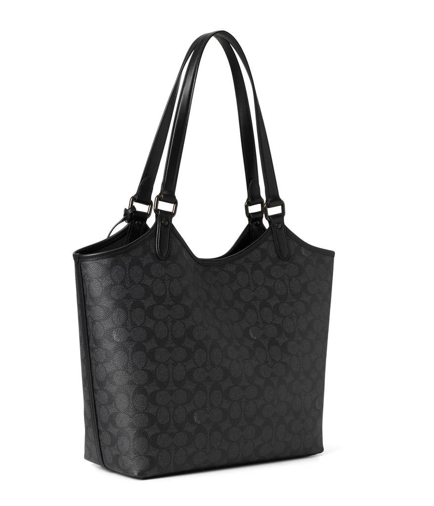 Coach Box Program Coated Canvas Signature Day Tote 2