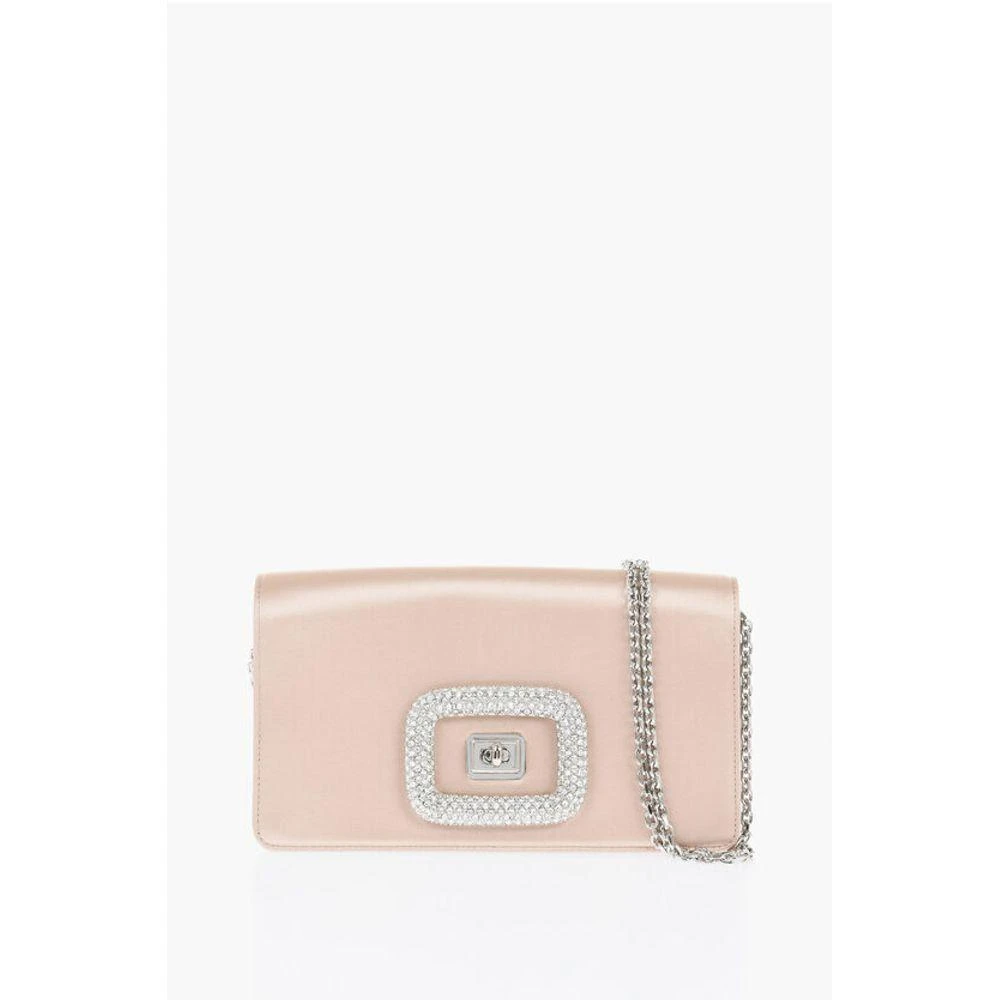 Roger Vivier Satin Crossbody Bag With Jewel Women's Detail 1