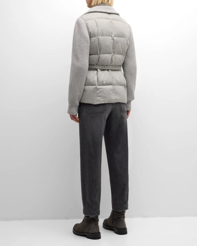 ELEVENTY Padded Stand-Collar Jacket 4