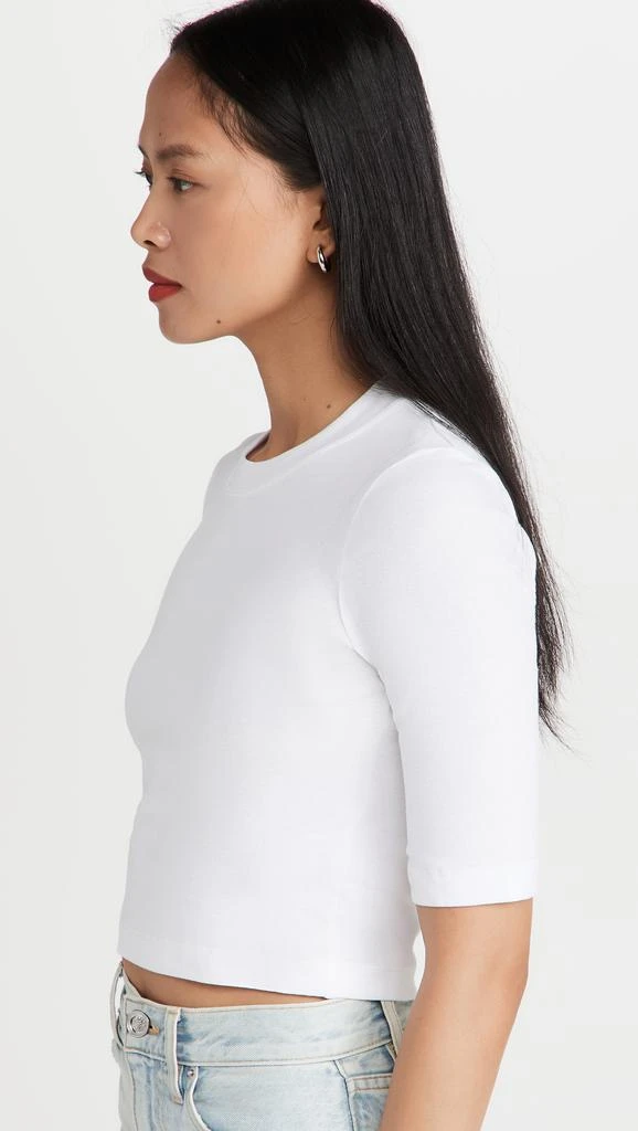 ROSETTA GETTY Cropped Sleeve T-Shirt 3