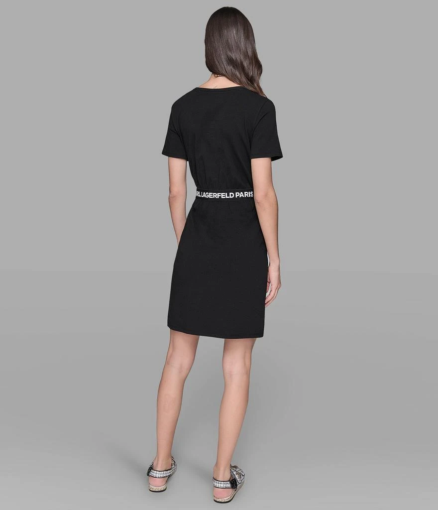 Karl Lagerfeld Paris LOGO WAIST T-SHIRT DRESS 2