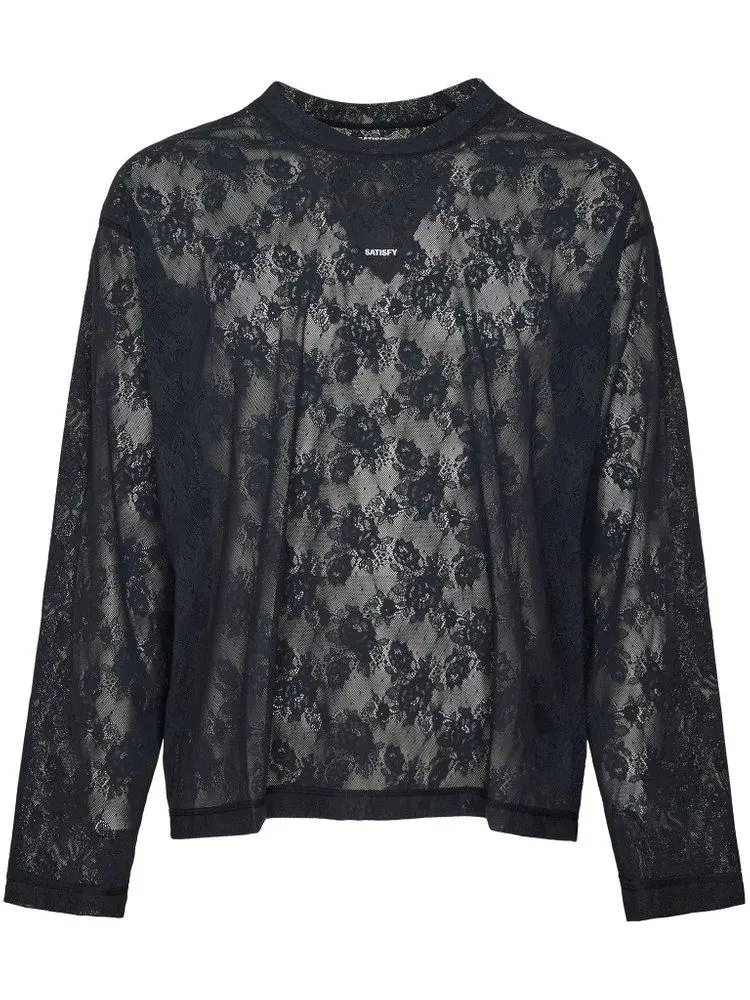 Satisfy SATISFY Space Lace Long Sleeved T-Shirt