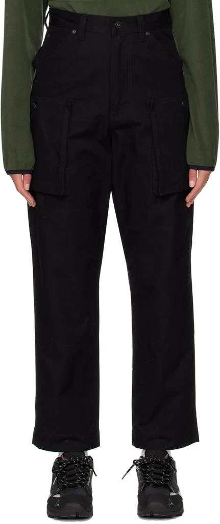 Snow Peak Black Takibi Cargo Pants 1