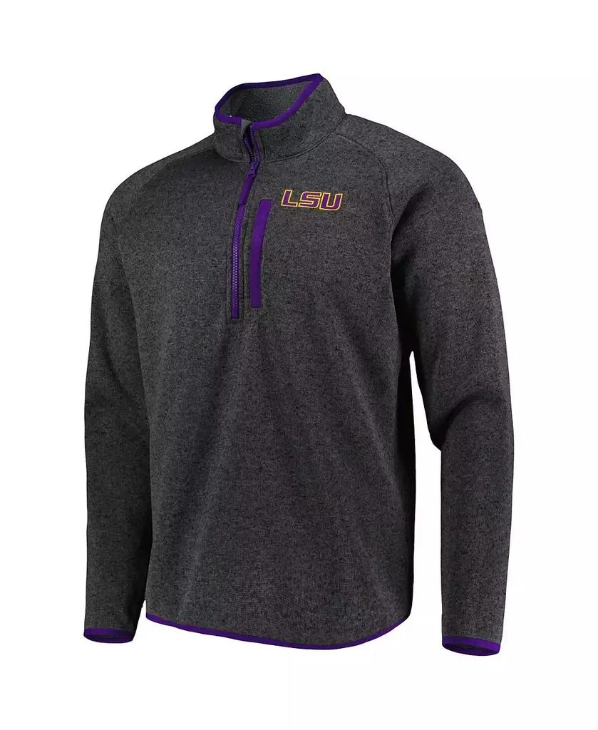 Columbia Men's Charcoal LSU Tigers Canyon Point Omni-Shield Raglan Half-Zip Top 4