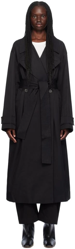 Studio Nicholson Black Mawer Trench Coat 1