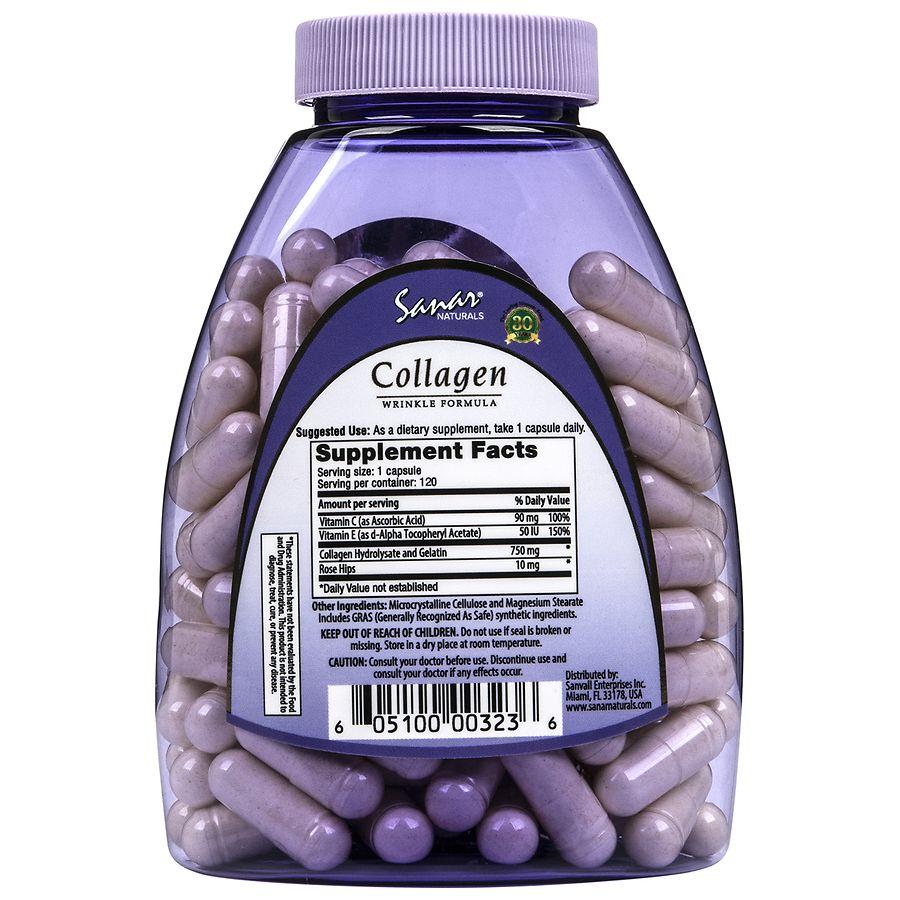 Sanar Naturals Collagen Wrinkle Formula Capsules