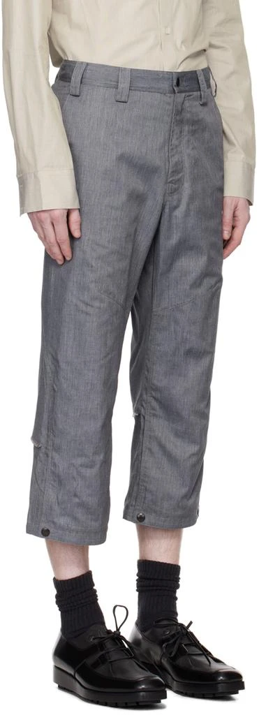 Kiko Kostadinov Gray Tonino Trousers IT-44-WAIST-US-28 - Trousers  