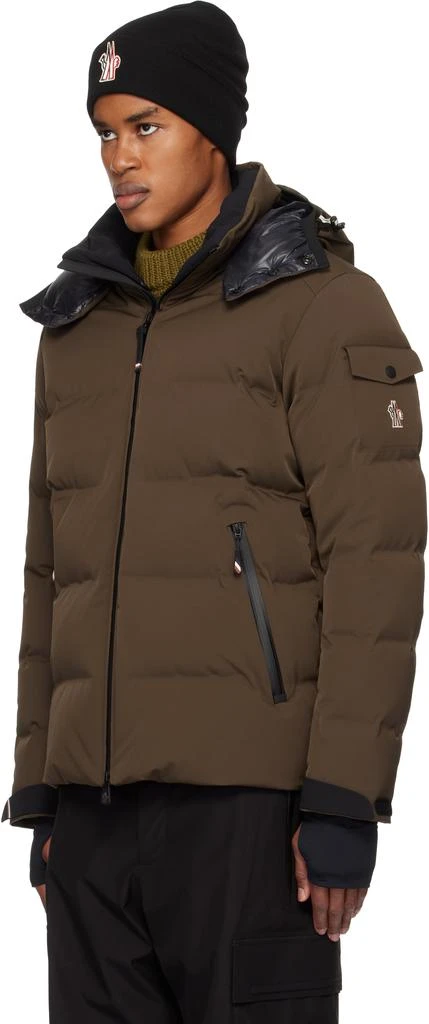 Moncler Brown Montgetech Hooded Ski Down Jacket 4