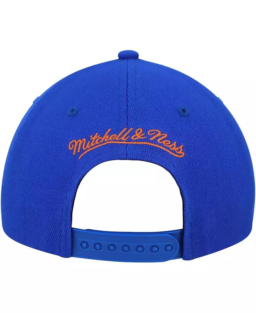 Mitchell & Ness Men's Blue, Orange New York Knicks MVP Team Two-Tone 2.0 Stretch-Snapback Hat 4
