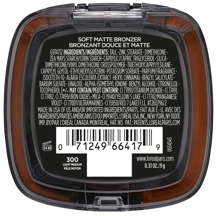 L'Oreal Paris Up to 24H Fresh Wear Soft Matte Bronzer 4