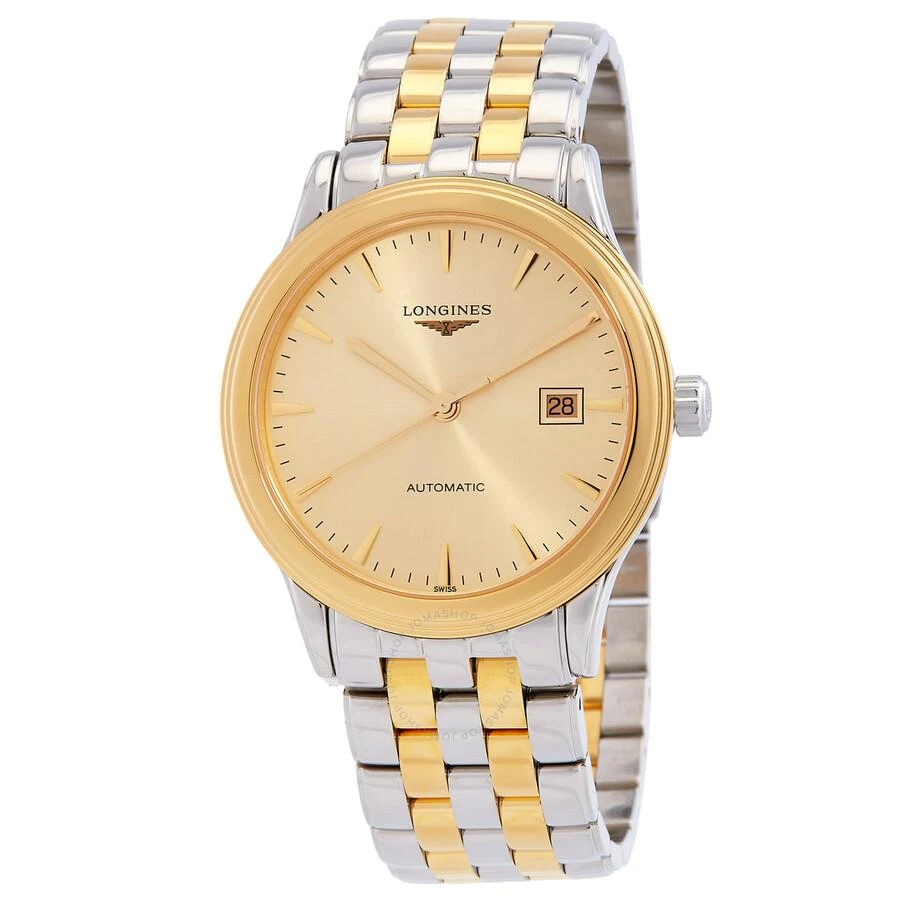 Longines Flagship Automatic Crystal Gilt Dial Unisex Watch L4.984.3.32.7 1