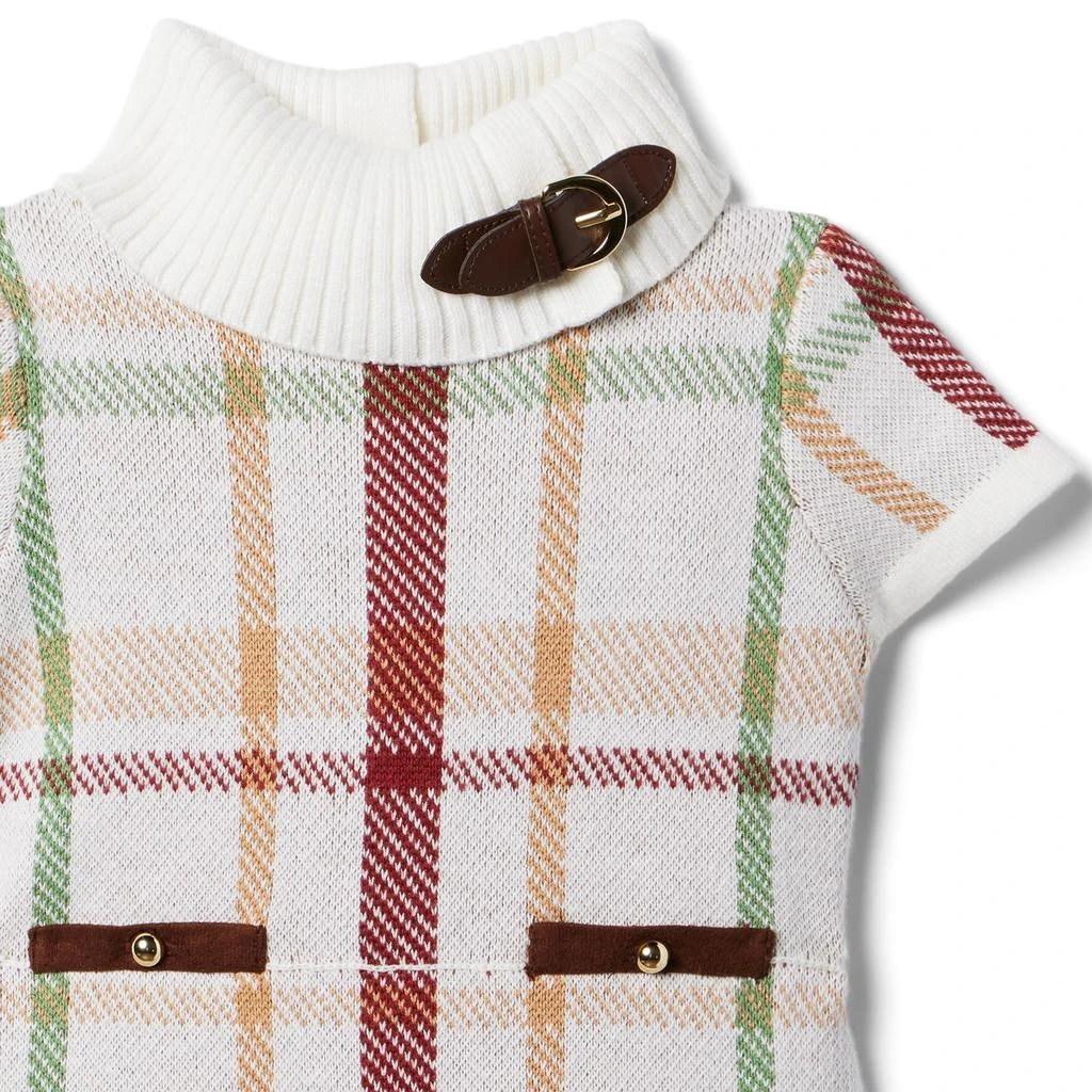 Janie and Jack Plaid Sweaterdress (Toddler/Little Kids/Big Kids) 3