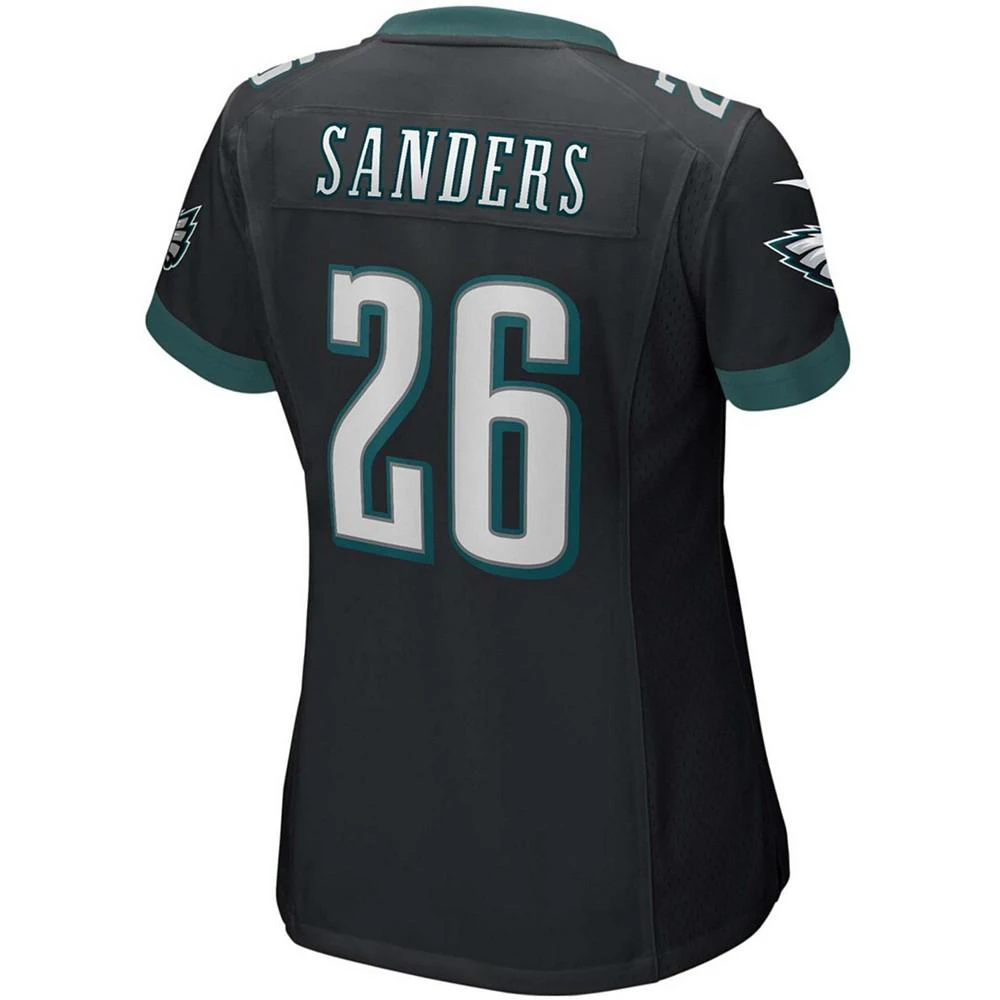 NIKE Women's Miles Sanders Black Philadelphia Eagles Game Jersey 3