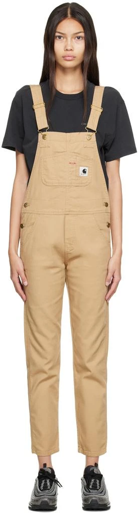 Carhartt WIP Khaki Bib Overalls 1