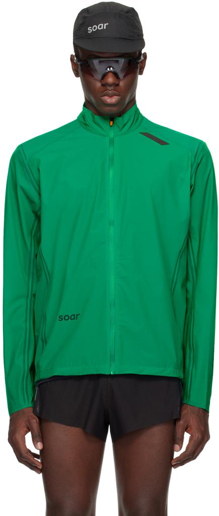 Soar Running Green Ultra Jacket