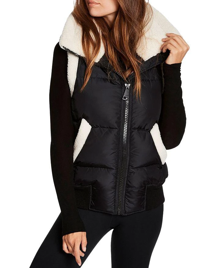 SAM. Billie Sherpa Trim Puffer Vest 4