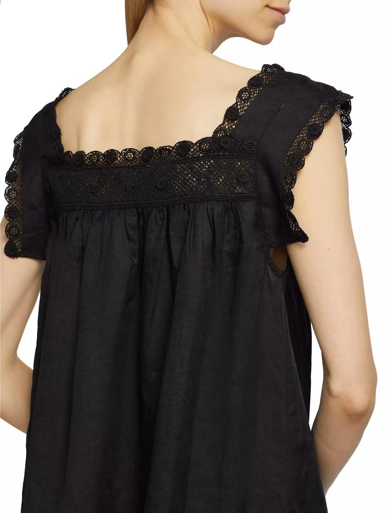 DÔEN Almadia Lace-Detailed Shift Dress 6