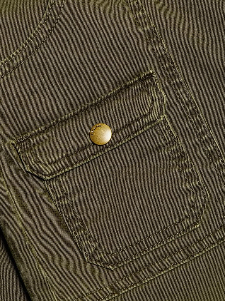 FRAME Utilitarian Stretch-Cotton Pants 7