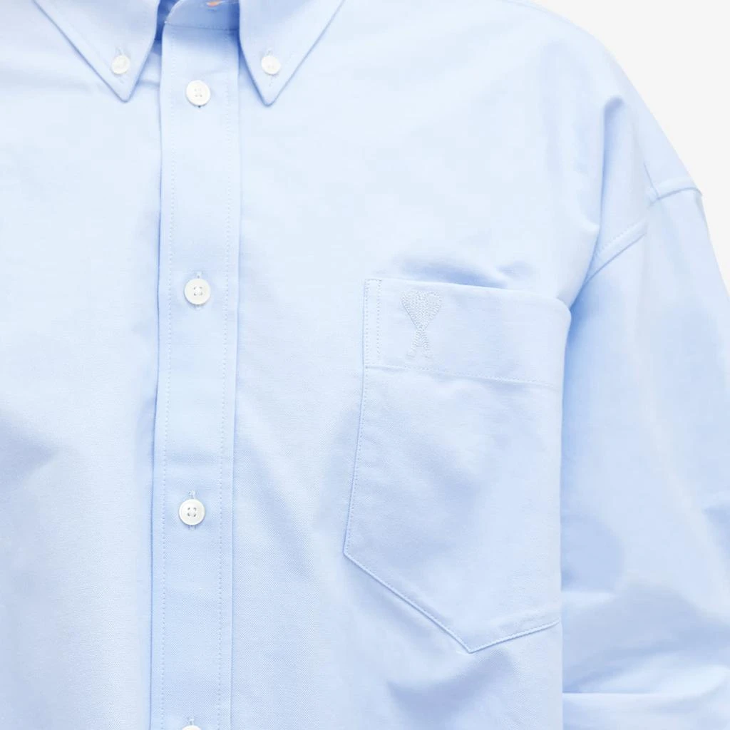 AMI AMI Paris Tonal ADC Cropped Oversized Shirt 5