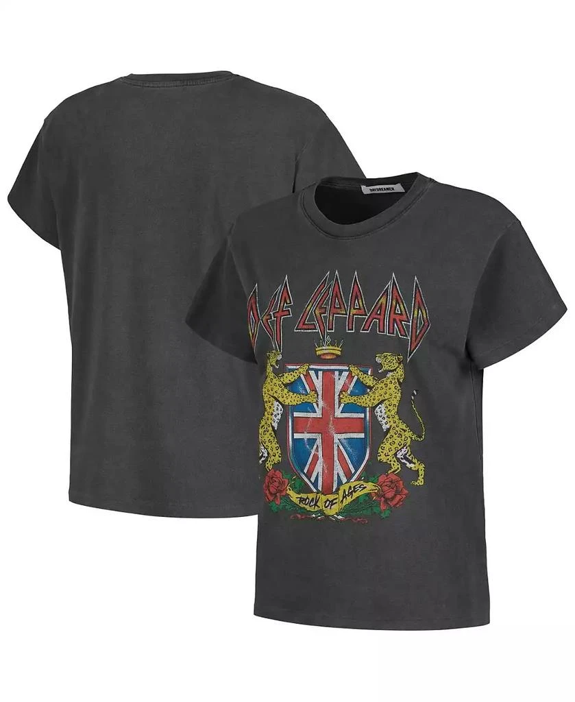 Daydreamer Women's Black Def Leppard Rock of Ages Graphic T-Shirt 1