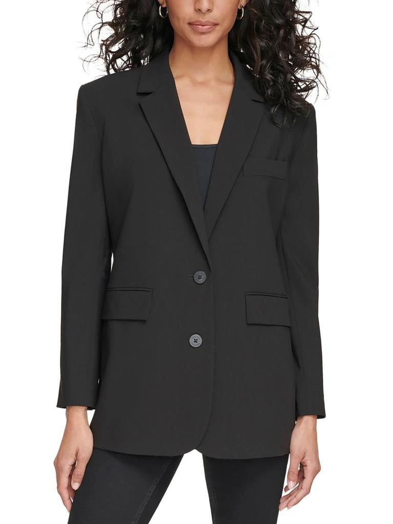 Calvin Klein Womens Office Wear Business Two-Button Blazer 1