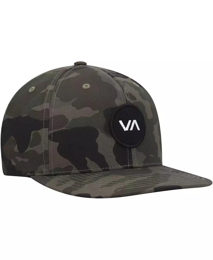 RVCA Men's Camo VA Patch Snapback Hat 3