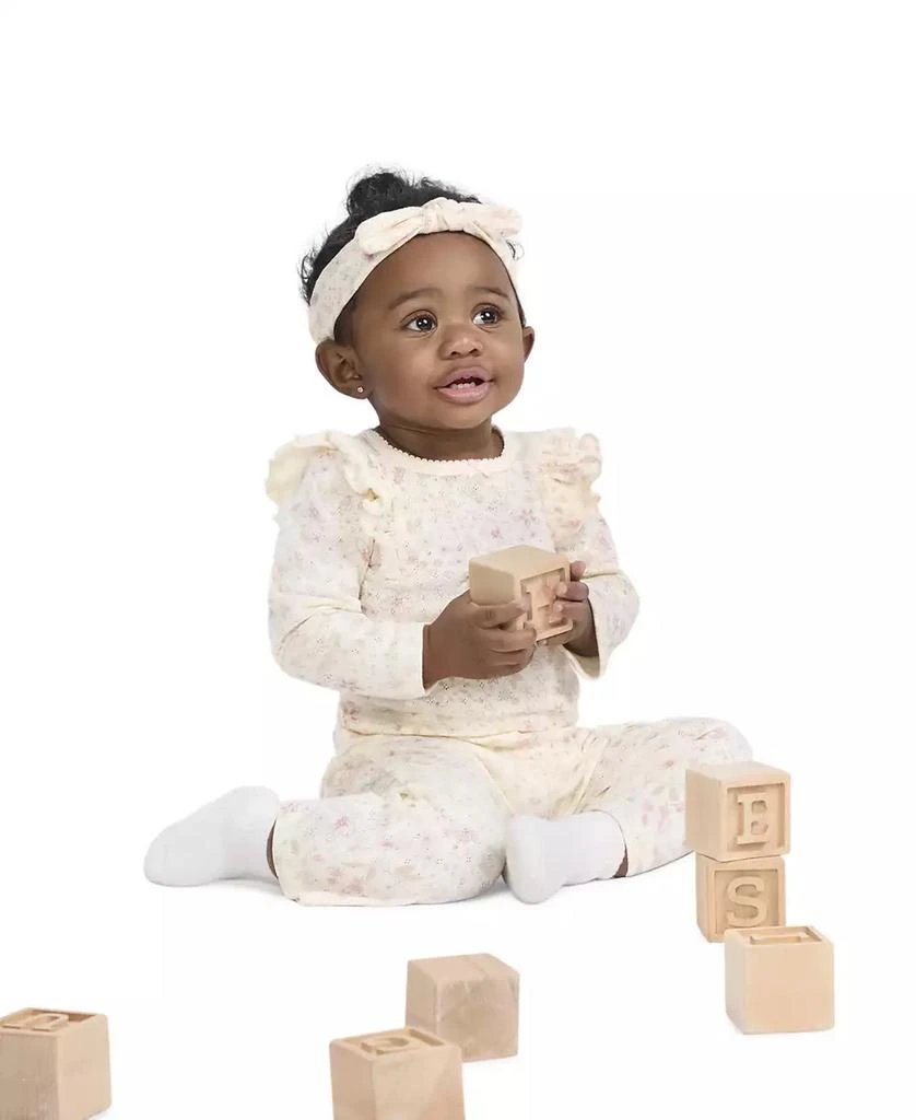 Huggies Babywear Baby Girls
 Bodysuit, Pants and Hairband, 3-Piece Set