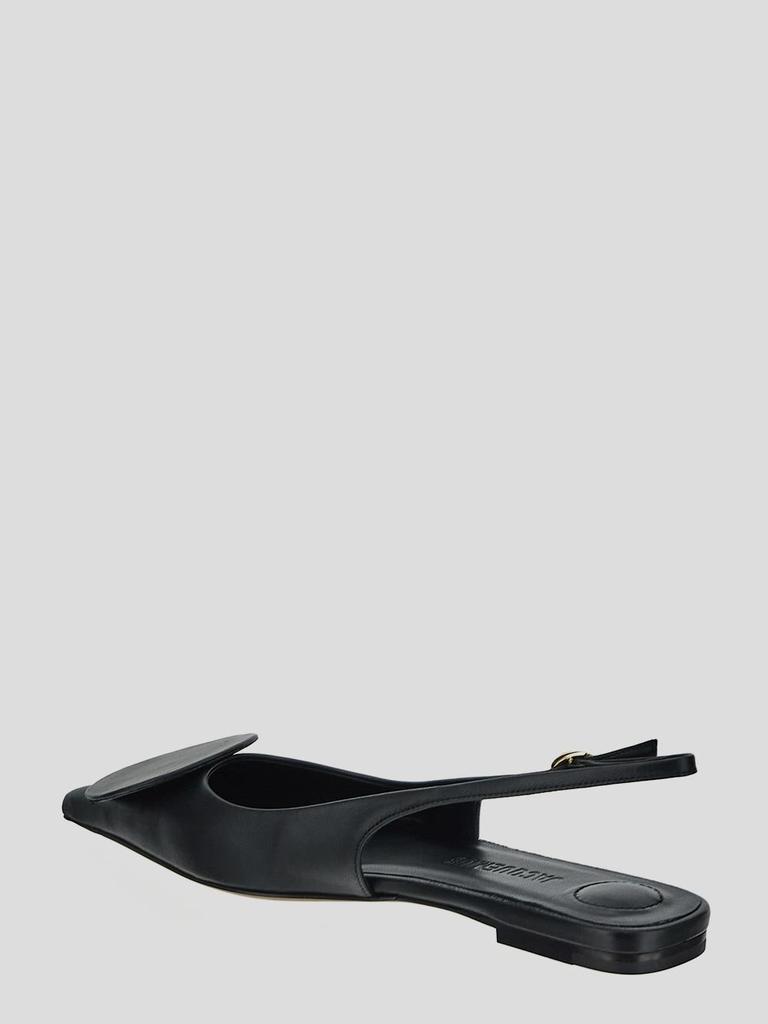 【関税＆送料込み】Jacquemus Flat Shoes Leather flats Jacquemus Black size 45 EU in Leather - 38409842