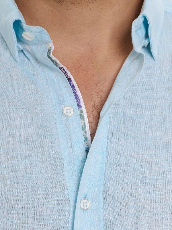 Robert Graham Palmer Linen & Cotton-Blend Shirt 4
