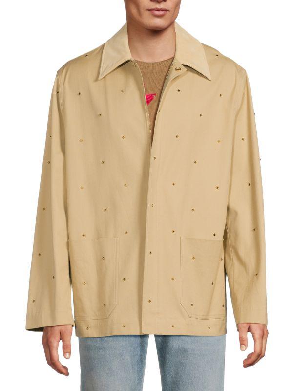 Valentino Studded Spread Collar Jacket