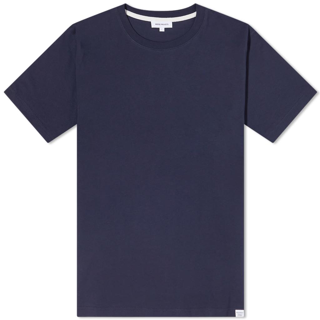 Tシャツ・カットソー Norse Projects Rhys Cotton Linen T-shirt Blue Norse Projects Norse Projects Rhys Cotton Linen T-Shirt - T