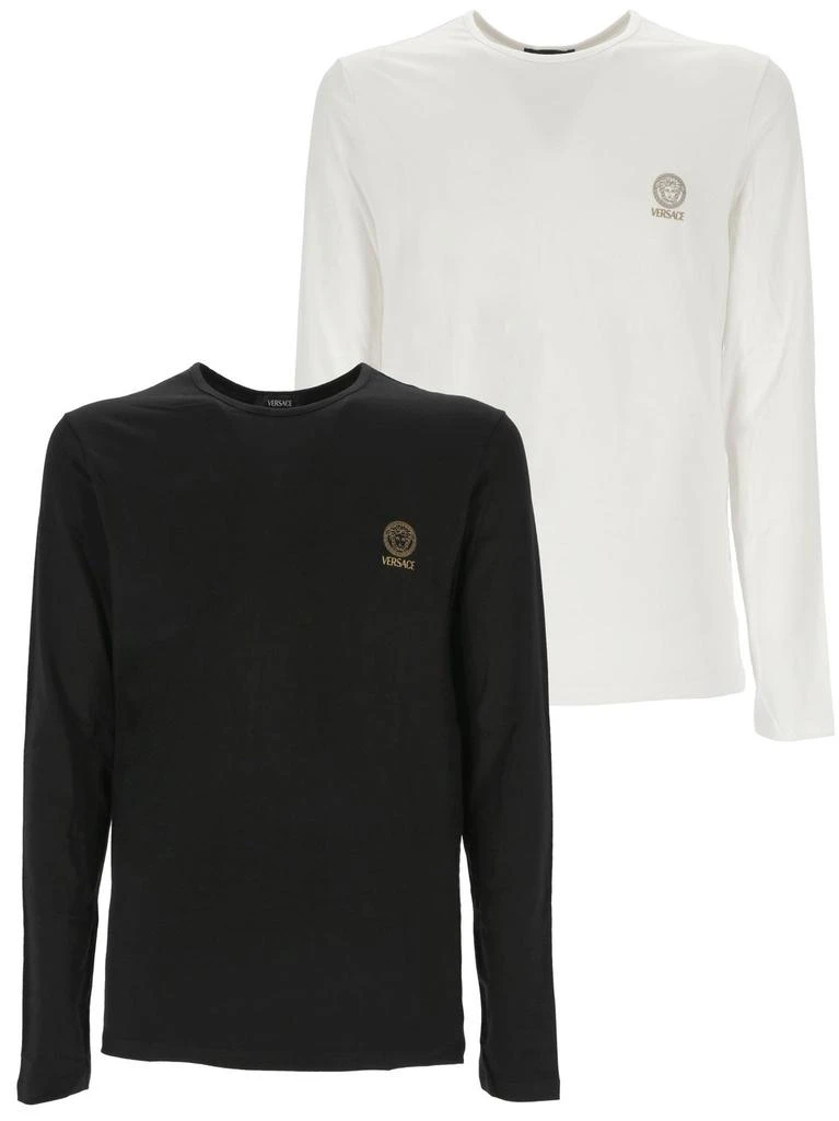 Versace Versace Pack Of Two Long-Sleeved Crewneck T-Shirts 1