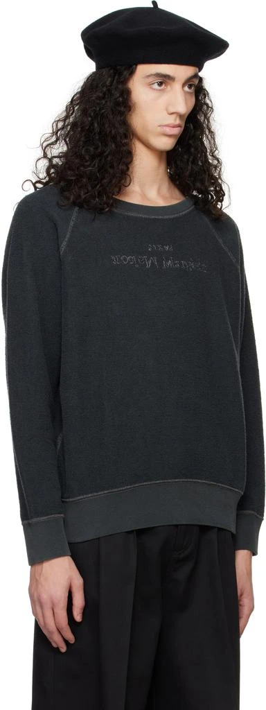 MAISON MARGIELA Gray Cotton Sweatshirt 2