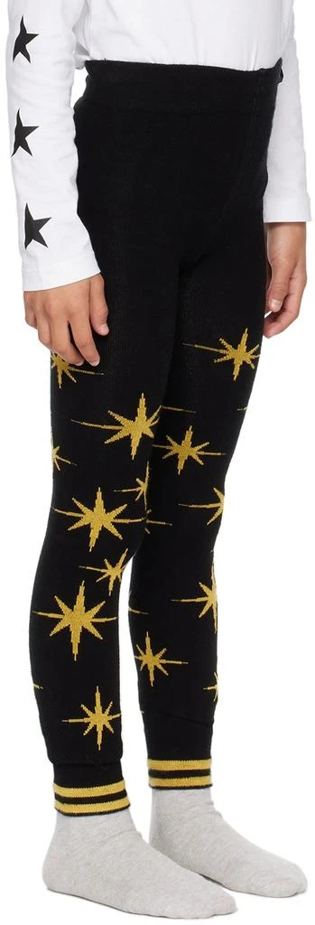 Mini Rodini Kids Black Stars Leggings 4