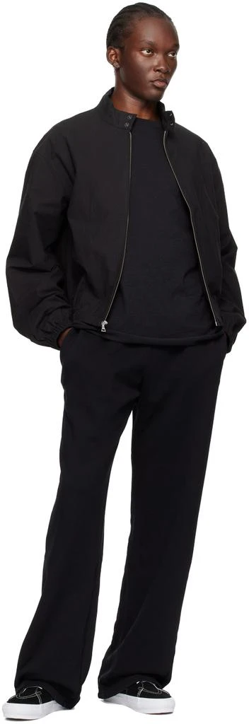 Les Tien Black Heavyweight Puddle Sweatpants 4