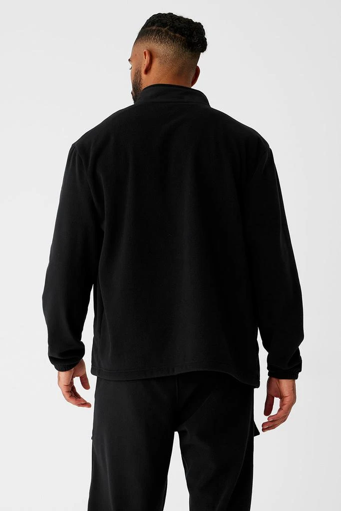 Alo Polar Fleece Ridge Full Zip Jacket - Black 2