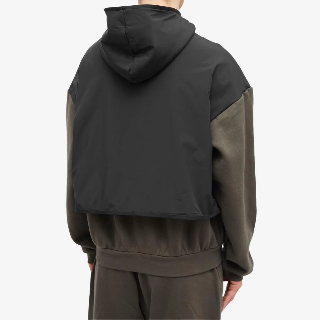 Essentials Fear of God ESSENTIALS Spring Fleece Hoodie - Ink & Jet Black 3