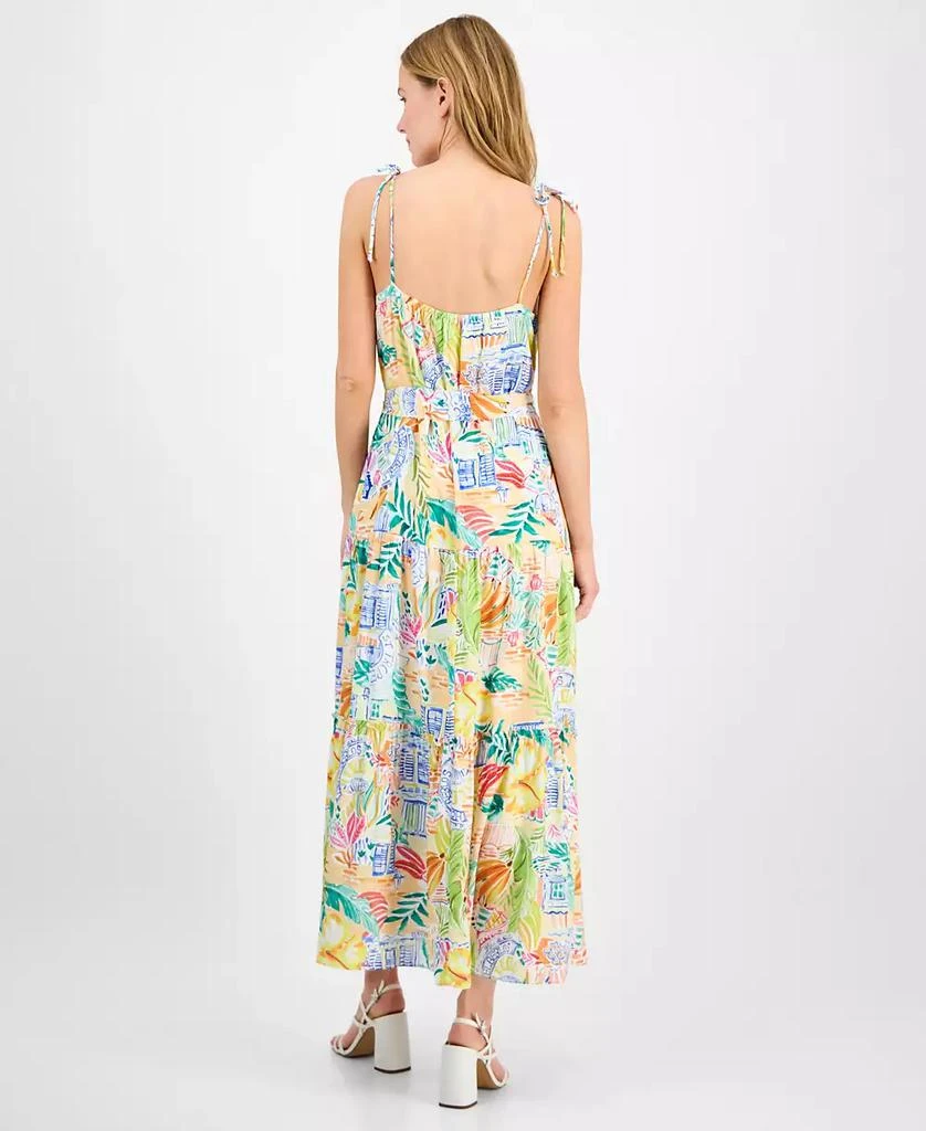 julia jordan Women's Straight-Neck Sleeveless Printed Dress 5
