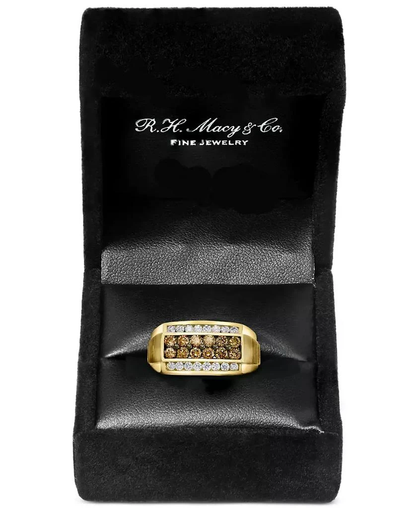 Effy EFFY® Men's Multi-Color Diamond Ring (1-3/8 ct. t.w.) in 14k Gold 2
