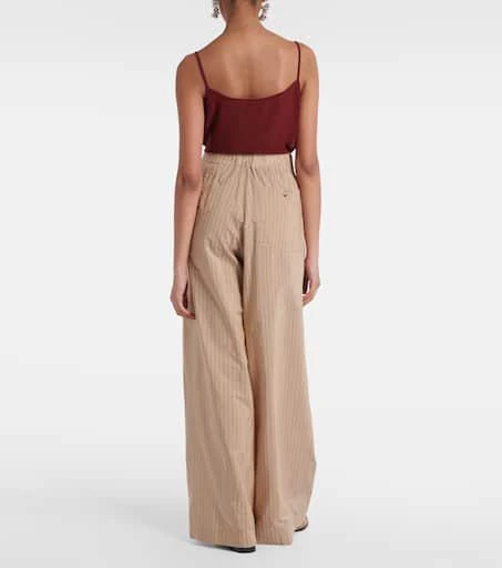 Dries Van Noten Striped cotton-blend palazzo pants 3