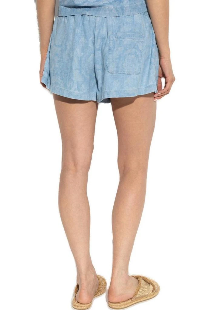 Versace Versace Logo-Patch Denim Shorts 3