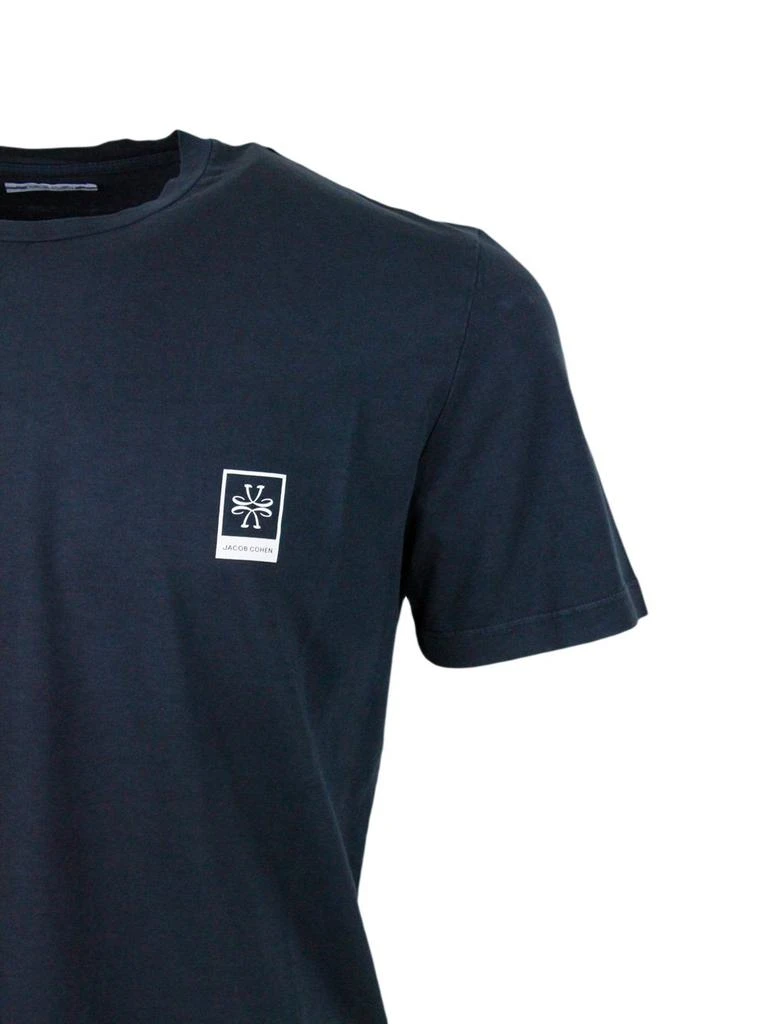 JACOB COHEN Jacob Cohen Logo-Printed Crewneck T-Shirt 4